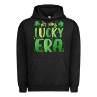 Pigment Black in my lucky era st. patrick's day Urban Hoodie - MaliasSmallBusiness