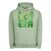 Pigment Oil Green in my lucky era st. patrick's day Urban Hoodie - MaliasSmallBusiness