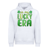 White in my lucky era st. patrick's day Urban Hoodie - MaliasSmallBusiness