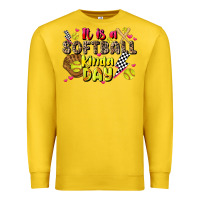 Lemon it is a softball kinda day Premium Sweatshirt - JahusDesignShop