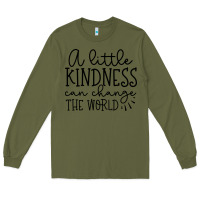 Army Green the world Long Sleeve Tee - Unal Design