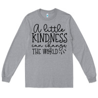 Heather Grey the world Long Sleeve Tee - Unal Design