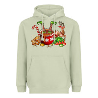 Matcha chocolate elf Heavyweight Hoodie - FaDigitalArtStudio