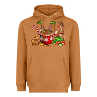 Meerkat chocolate elf Heavyweight Hoodie - FaDigitalArtStudio