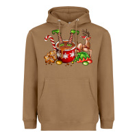 Toasted Coconut chocolate elf Heavyweight Hoodie - FaDigitalArtStudio