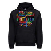 Black autism heart Urban Hoodie - MaliasSmallBusiness