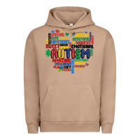Pigment Burro autism heart Urban Hoodie - MaliasSmallBusiness