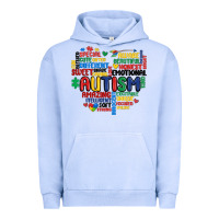 Pigment Grape Ice autism heart Urban Hoodie - MaliasSmallBusiness