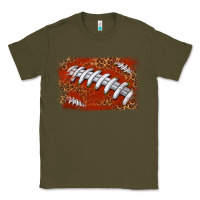 Army Green American football background Classic Tee - texasbilliewilder