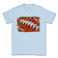 Dusty Blue American football background Classic Tee - texasbilliewilder