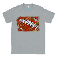 Heather Grey American football background Classic Tee - texasbilliewilder