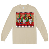 Mushroom Christmas gnomes Long Sleeve Tee - BarkalooDesign