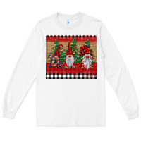 White Christmas gnomes Long Sleeve Tee - BarkalooDesign
