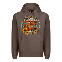 Coffee stay wild horseshoe Premium Hoodie - Jasminsmagicworld