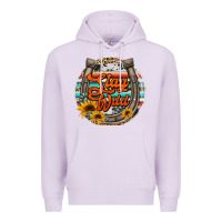 Lilac stay wild horseshoe Premium Hoodie - Jasminsmagicworld