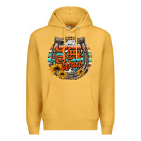 Mustard stay wild horseshoe Premium Hoodie - Jasminsmagicworld