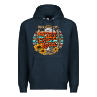 Navy stay wild horseshoe Premium Hoodie - Jasminsmagicworld