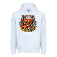 White stay wild horseshoe Premium Hoodie - Jasminsmagicworld