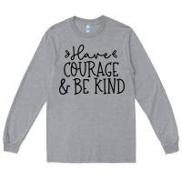 Heather Grey be kind Long Sleeve Tee - Unal Design