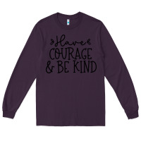 Plum be kind Long Sleeve Tee - Unal Design