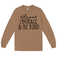 Toasted Coconut be kind Long Sleeve Tee - Unal Design