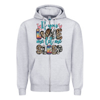 Heather Grey if you love me let me sleep Zipper Hoodie - Zillion Design Studio