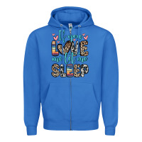 True Royal if you love me let me sleep Zipper Hoodie - Zillion Design Studio