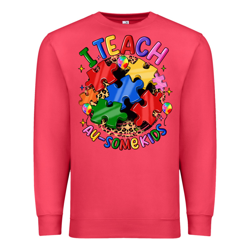 I Teach Au Some Kids Premium Sweatshirt by JahusDesignShop | Teevron