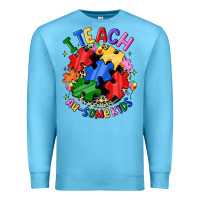 Ocean Blue i teach au some kids Premium Sweatshirt - JahusDesignShop