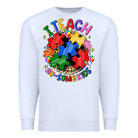 White i teach au some kids Premium Sweatshirt - JahusDesignShop