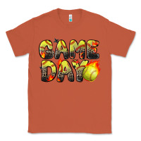 Copper game day softball leopard Classic Tee - Zillion Design Studio