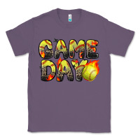 Lavender game day softball leopard Classic Tee - Zillion Design Studio