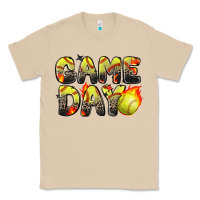 Mushroom game day softball leopard Classic Tee - Zillion Design Studio