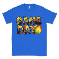 True Royal game day softball leopard Classic Tee - Zillion Design Studio