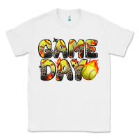 White game day softball leopard Classic Tee - Zillion Design Studio