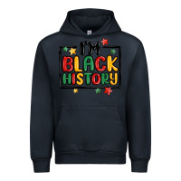 Navy i'm black history Urban Hoodie - MaliasSmallBusiness