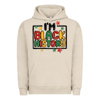Pigment French Oak i'm black history Urban Hoodie - MaliasSmallBusiness