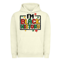 Pigment Pistachio i'm black history Urban Hoodie - MaliasSmallBusiness