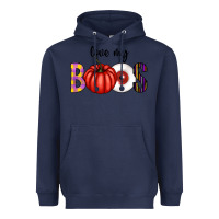 Navy love my boos Heavyweight Hoodie - CowhideDigitalArt