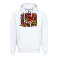 White Mardi gras king cake crawfish Zipper Hoodie - RanaPortraitStore
