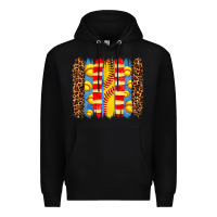Black softball  brushstrokes Premium Hoodie - AdoDesignShop