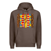 Coffee softball  brushstrokes Premium Hoodie - AdoDesignShop