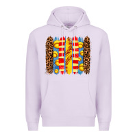Lilac softball  brushstrokes Premium Hoodie - AdoDesignShop