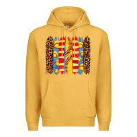 Mustard softball  brushstrokes Premium Hoodie - AdoDesignShop