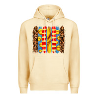 Pina Colada softball  brushstrokes Premium Hoodie - AdoDesignShop