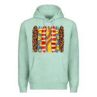 Seafoam softball  brushstrokes Premium Hoodie - AdoDesignShop