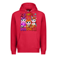 Cardinal Happy Hallothanksmas unicorns Premium Hoodie - NancyCooperArtShop