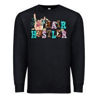 Black hair hustler Premium Sweatshirt - AdoDesignShop
