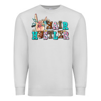 Dove Grey hair hustler Premium Sweatshirt - AdoDesignShop
