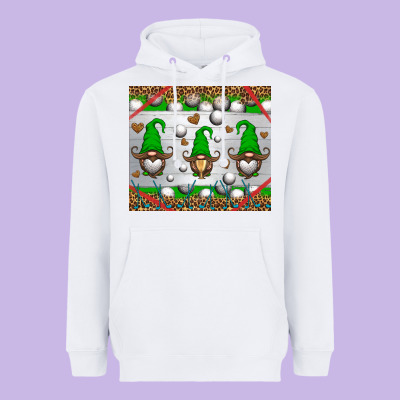 Western Golf Gnome Heavyweight Hoodie Designed By Hra Design Shop